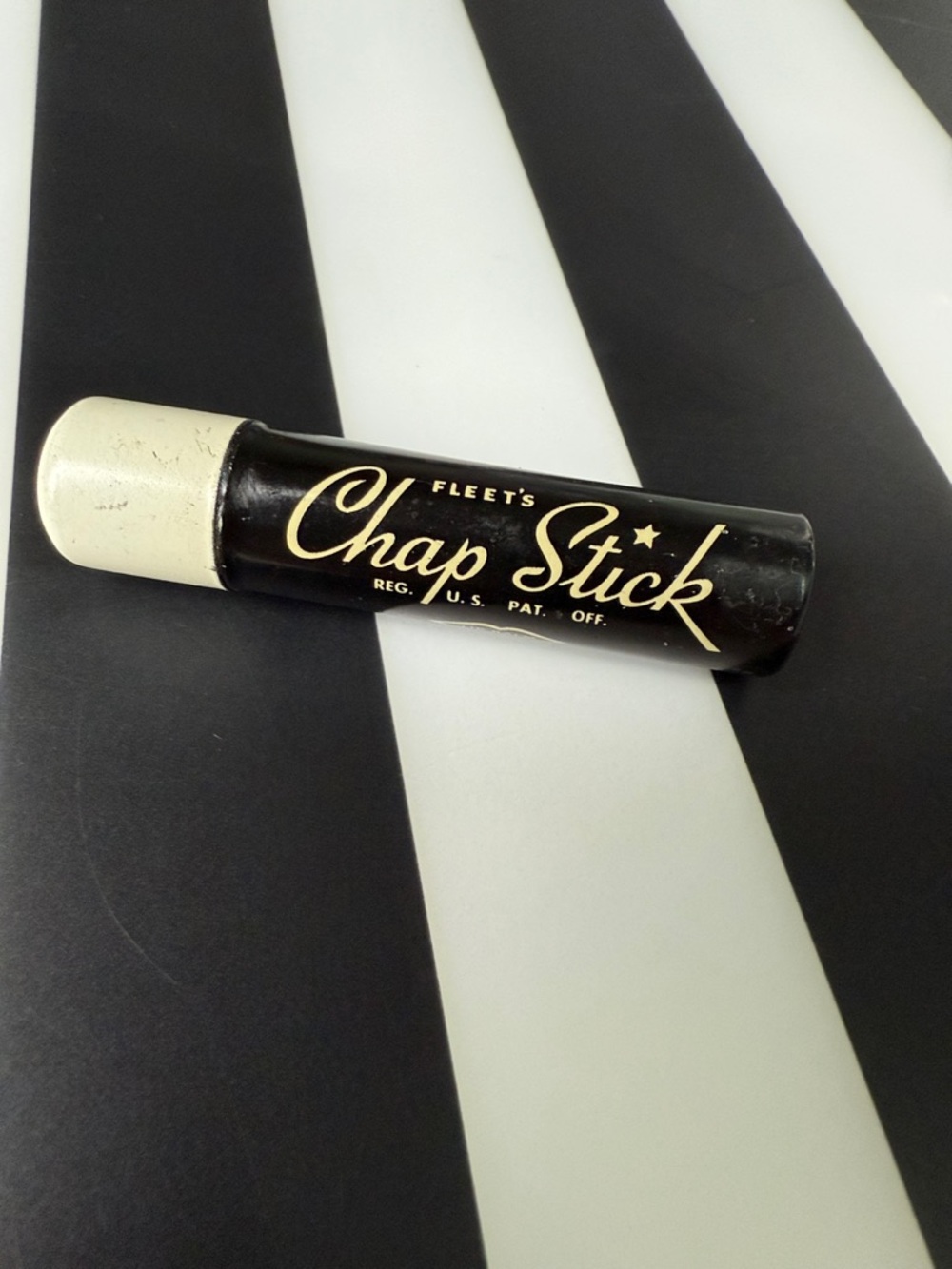 Fleet's Chap Stick Lip Balm - Black & Cream